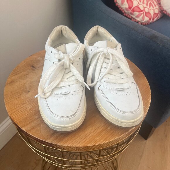 Madewell Court Sneakers in Colorblock Leather and Suede Sneakers Size 7 - Picture 2 of 12